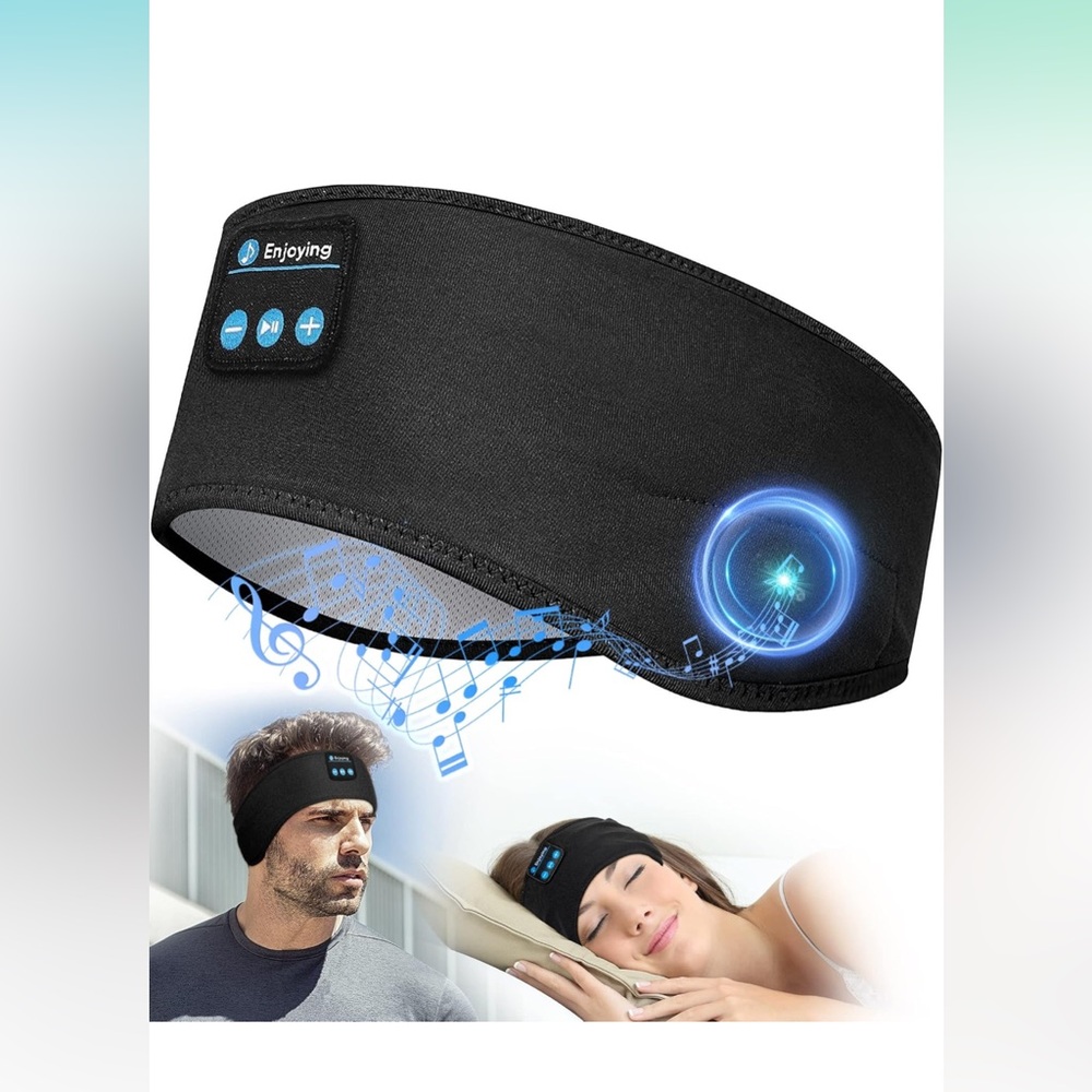 Bluetooth Sports Headband Headphones, Ultra-Thin HD Stereo for Workout, Travel